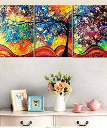 Baum bunt Trilogie Diamond Painting