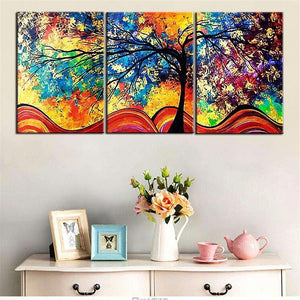 Baum bunt Trilogie Diamond Painting