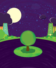 Baum in der Nacht Diamond Painting