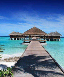 Bora Bora Landschaft Diamond Painting