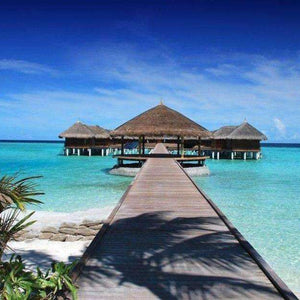 Bora Bora Landschaft Diamond Painting