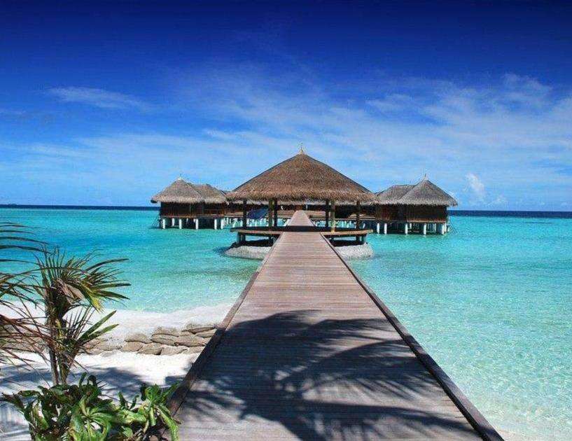 Bora Bora Landschaft Diamond Painting