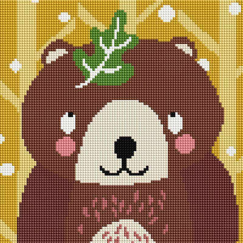 Cartoon Bärchen Diamond Painting Motiv