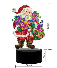 DP Lampe Weihnachtsmann Diamond Painting Leuchte