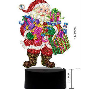 DP Lampe Weihnachtsmann Diamond Painting Leuchte