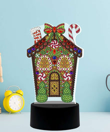 DP Lampe Lebkuchenhaus Diamond Painting Leuchte