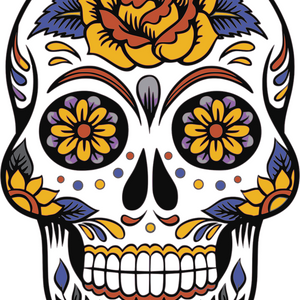 Tag der Toten Totenkopf Diamond Painting