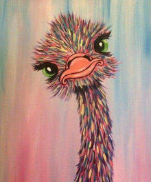 Bunter Strauß Vogel Diamond Painting