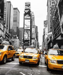 Gelbe Taxis in New York Diamond Painting