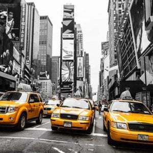 Gelbe Taxis in New York Diamond Painting