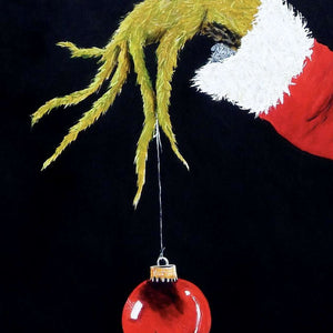 Grinch Weihnachtskugel Diamond Painting