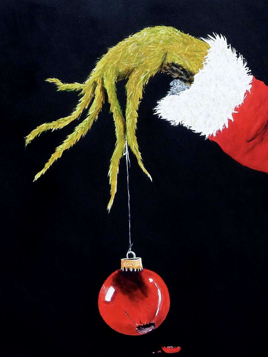 Grinch Weihnachtskugel Diamond Painting