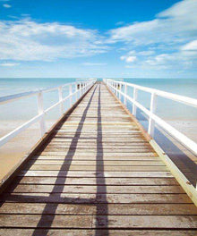 Pier am Meer Diamond Painting Motiv