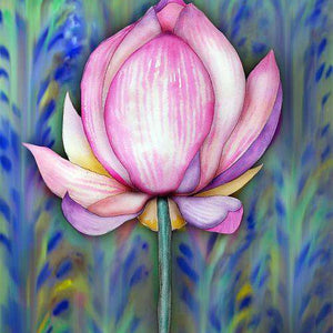 Rosa Lilie Blumen Diamond Painting Motiv
