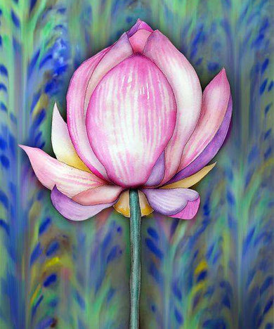 Rosa Lilie Blumen Diamond Painting Motiv