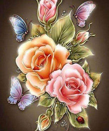 Blumen bunt Blumenmotiv Diamond Painting
