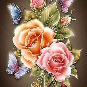 Blumen bunt Blumenmotiv Diamond Painting