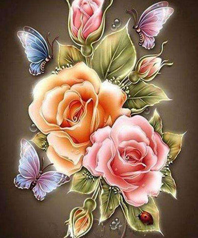 Blumen bunt Blumenmotiv Diamond Painting