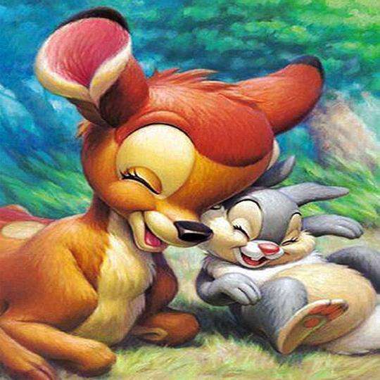 Bambi und Klopfer Diamond Painting