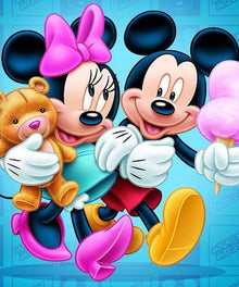 Micky und Minnie Maus Diamond Painting