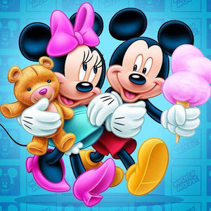 Micky und Minnie Maus Diamond Painting