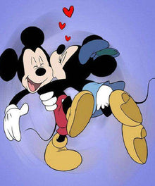 Minnie küsst Micky Maus Diamond Painting