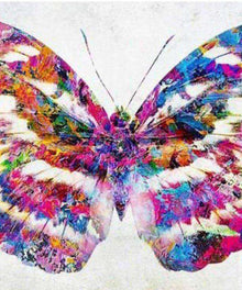 Schmetterling bunt - Diamond Painting Schmetterlingsmotiv