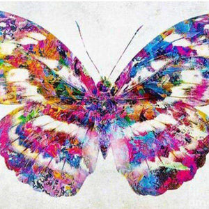 Schmetterling bunt - Diamond Painting Schmetterlingsmotiv