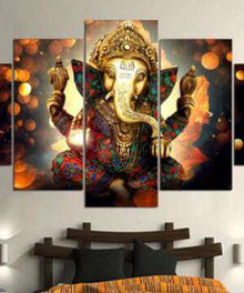 Ganesha Pentaptychon Diamond Painting