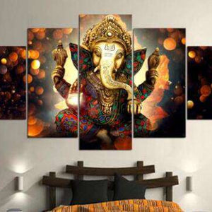 Ganesha Pentaptychon Diamond Painting