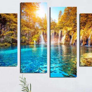 Spezialsee Quadriptychon Diamond Painting