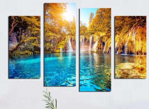 Spezialsee Quadriptychon Diamond Painting