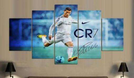 Cristiano Ronaldo Pentaptychon Diamond Painting