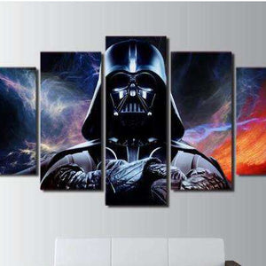 Darth Vader Pentaptychon Diamond Painting