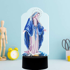DP Licht Heilige Maria Diamond Painting Leuchte