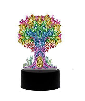DP Licht Baum des Lebens Diamond Painting Leuchte