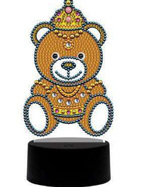 DP Lampe Teddybär Diamond Painting Leuchte