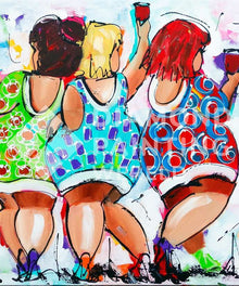 Fettes Damenwochenende | Exklusiv - Edition - Diamond Painting Motiv