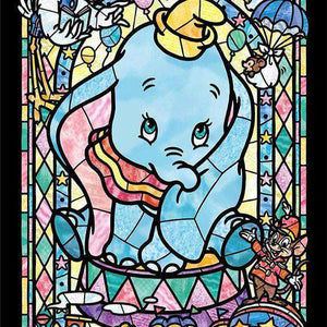 Dumbo Cartoonmotiv Diamond Painting