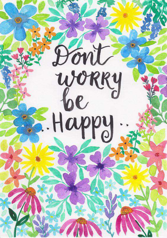 Don't Worry, Be Happy Diamond Painting