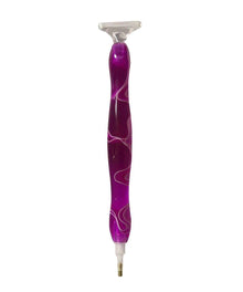 Ergonomischer Diamond Painting Pen Lila