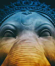 Ganesha Porträt Diamond Painting mit ruhigem Blick