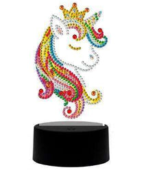 DP Lampe Fröhliches Einhorn Diamond Painting Leuchte