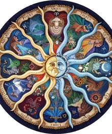 Sternzeichen Mandala - Diamond Painting mit Tierkreis