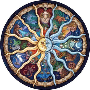 Sternzeichen Mandala - Diamond Painting mit Tierkreis