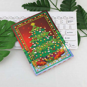 Weihnachtskarten Feiertage Diamond Painting 4 Stück, Bild 4