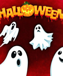Halloween Geister Diamond Painting mit Gespenstern