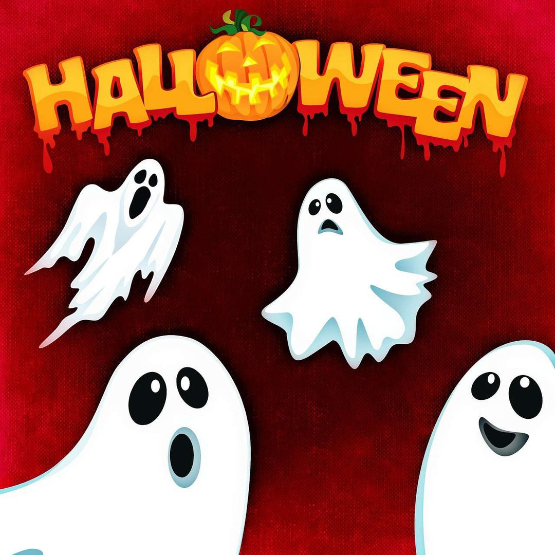 Halloween Geister Diamond Painting mit Gespenstern