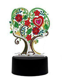 DP Lampe Herzbaum Diamond Painting Leuchte