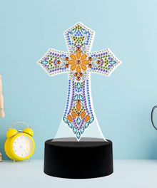 DP Licht Heiliges Kreuz Diamond Painting Leuchte